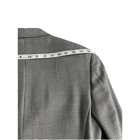 Burberry London ‘Bond Street‘ Blazer Men 38R Houndstooth Silk Wool Recent Jacket